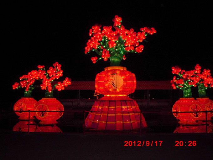 騰達彩燈創造無錫梅園100年燈會盛世